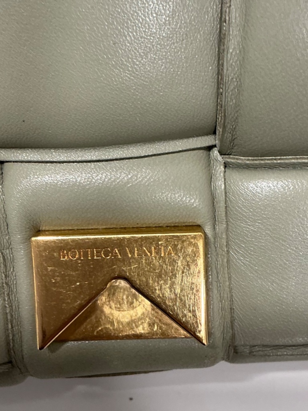 Bottega Venetta Padded Cassette Bag Sage green - Picture 5 of 13